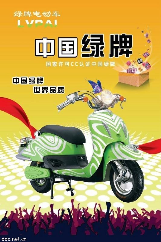 中国知名品牌绿牌电动车