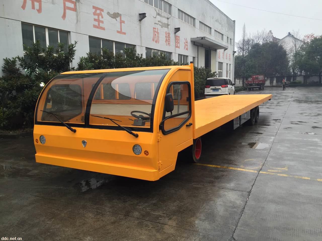 场内10吨电动搬运平板车 电动货车
