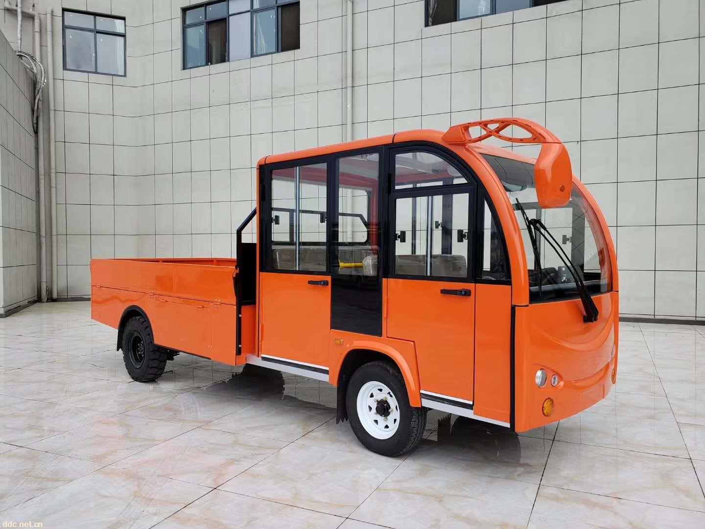 双排驾驶带空调搬运平板车 电动货车
