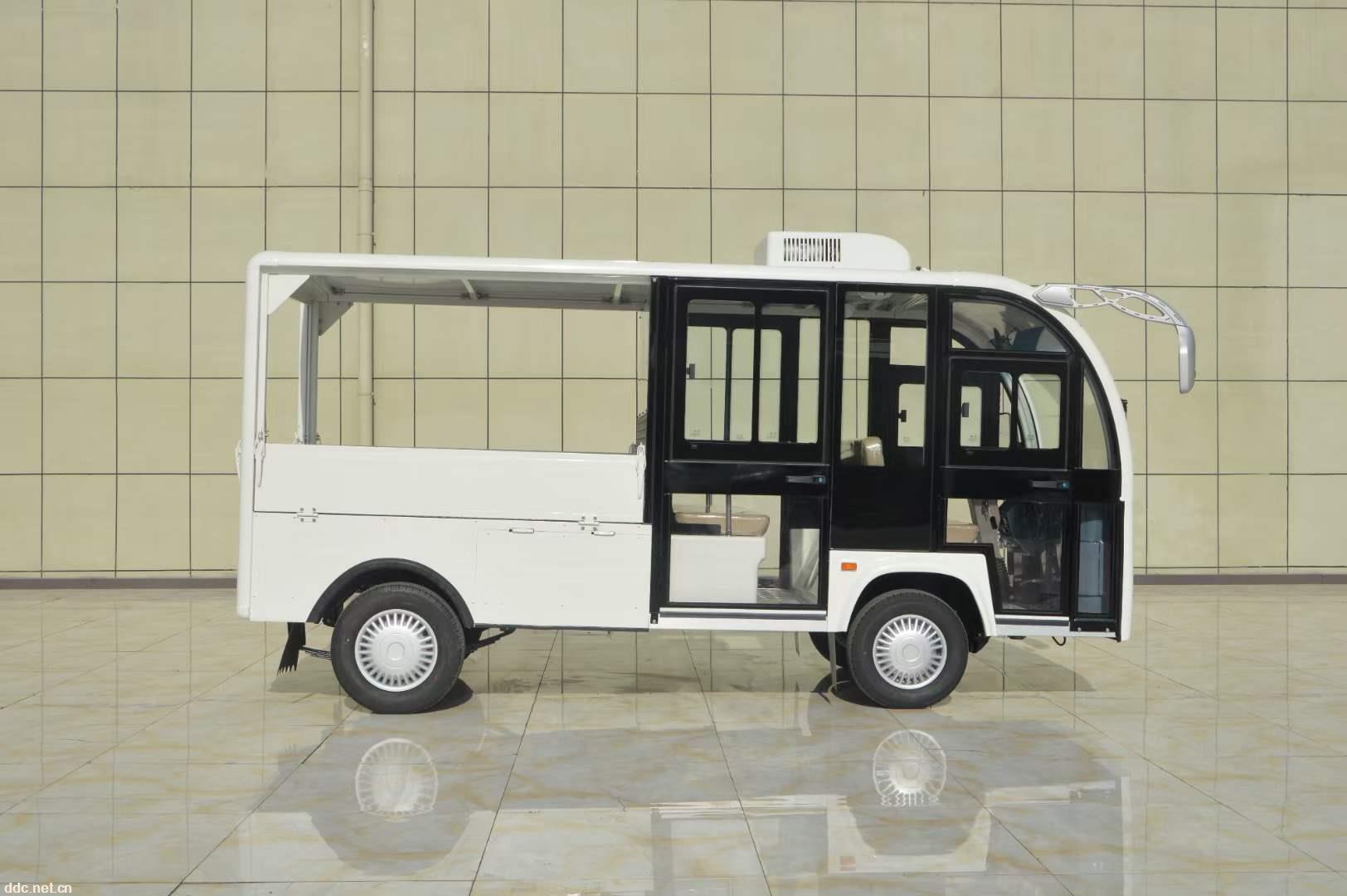 利凯士得双排驾驶室带空调搬运平板车 电动货车