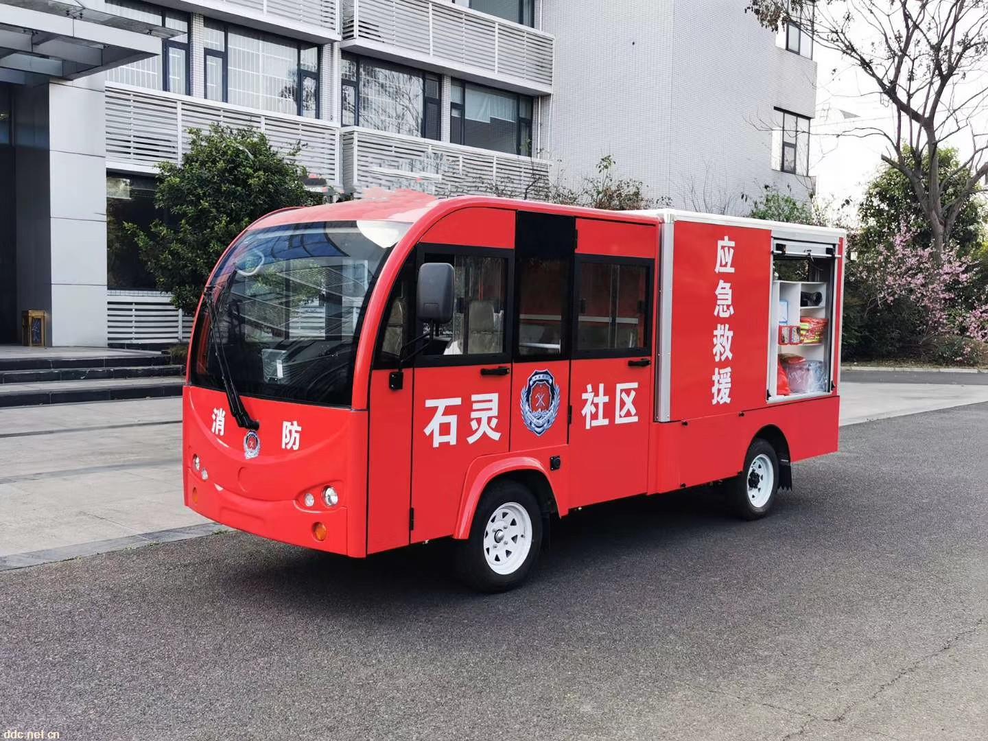 消防站微型消防车、小区标配消防车、利凯士得电动消防车