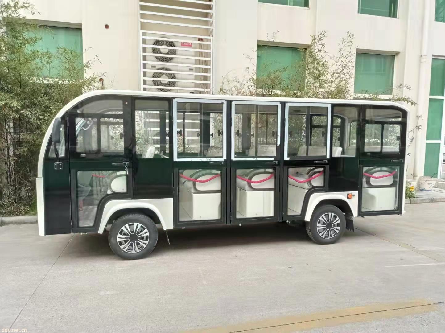 利凯士得14座电动观光车 景区游览车