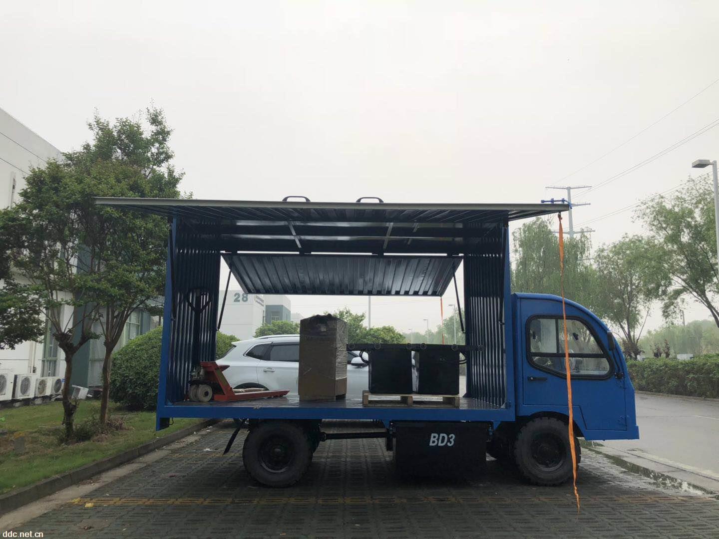 飞翼款电动厢式货车3吨车