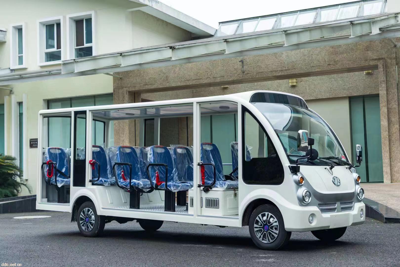 电动观光车12座敞开式 GD12K 景区观光车