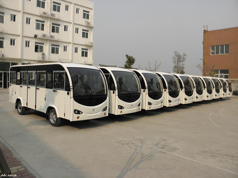 朗迈14座封闭式电瓶游览车