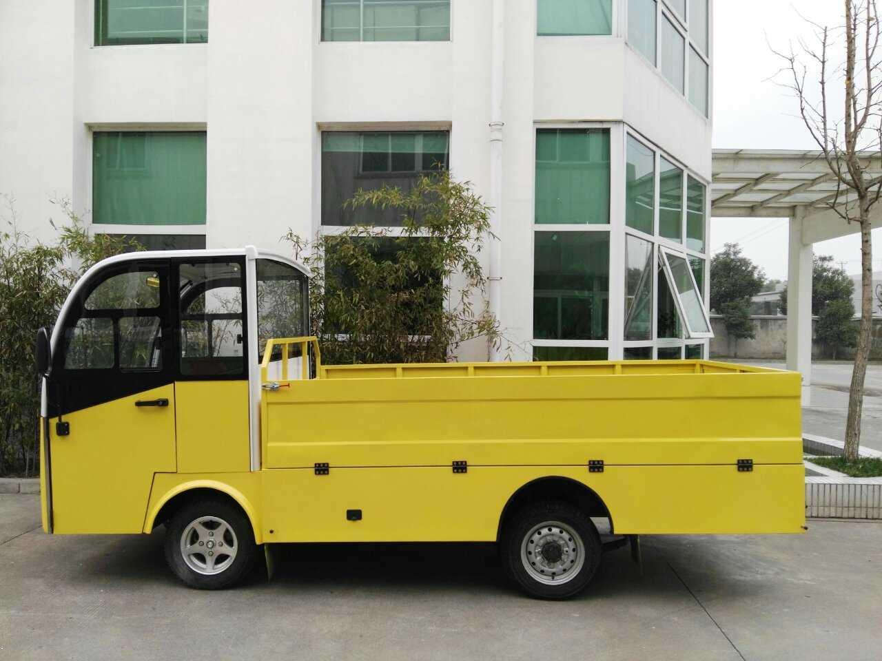 可载重2吨电动平板货运车