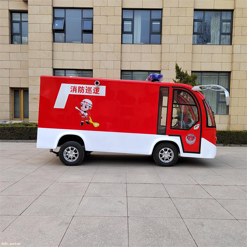 凯驰大型工业园电瓶消防车 建微型消防站配备消防器材